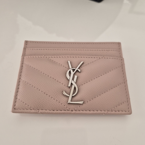 Authentic Saint Laurent YSL Card Case - Pale Blush - Used Twice - Picture 11 of 14